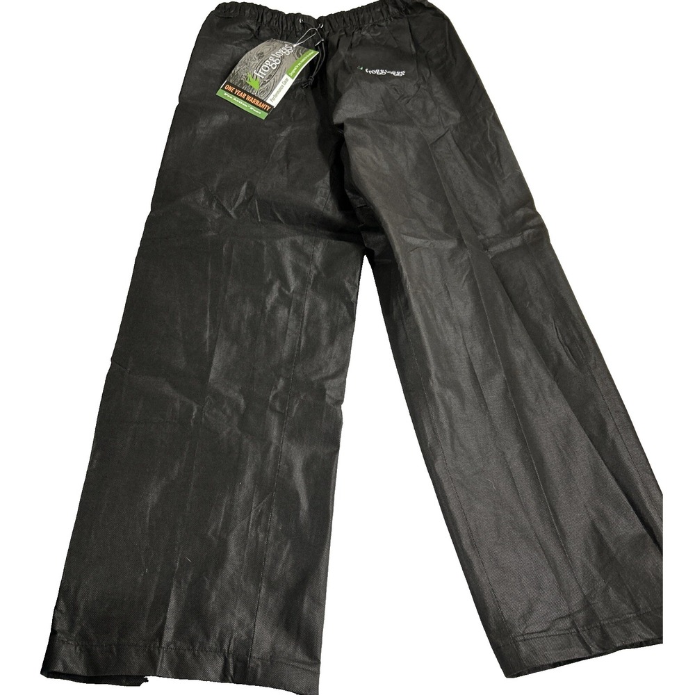 Frogg Toggs Mens Rain Pants Medium Waterproof Black